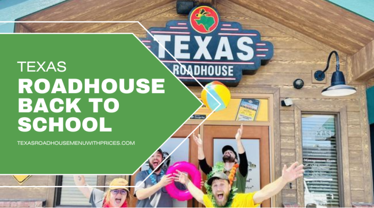Texas roadhouse Back to School