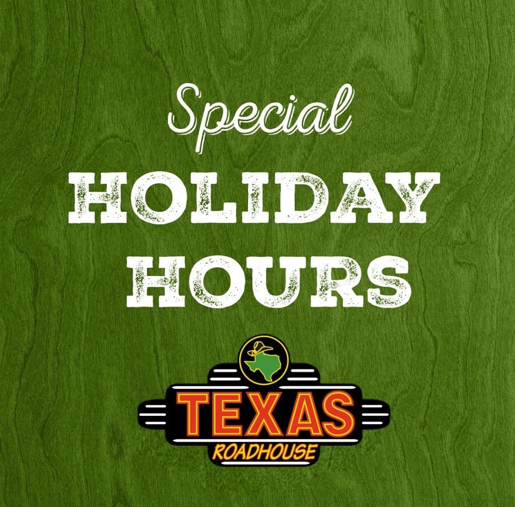 Texas Roadhouse Holiday Hours