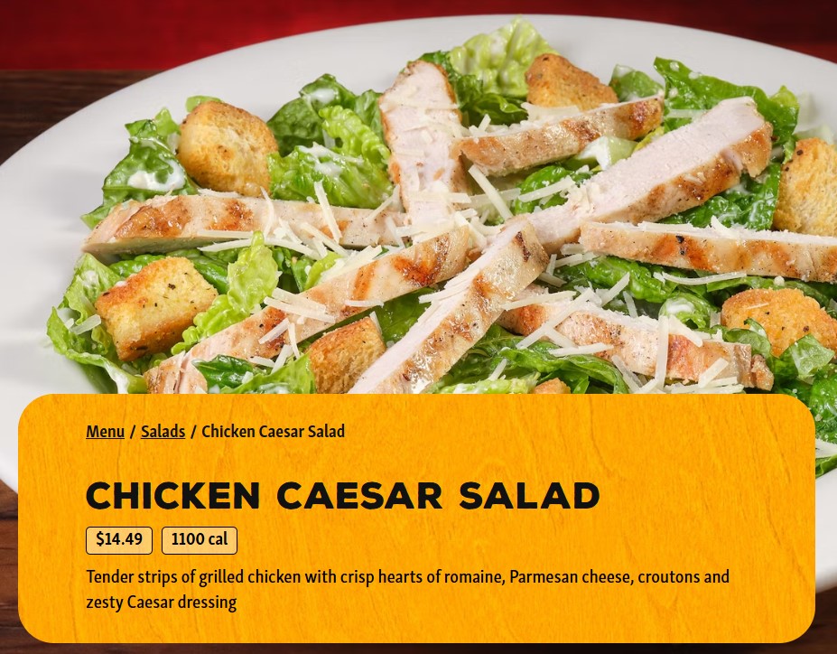 Chicken Caesar Salad
