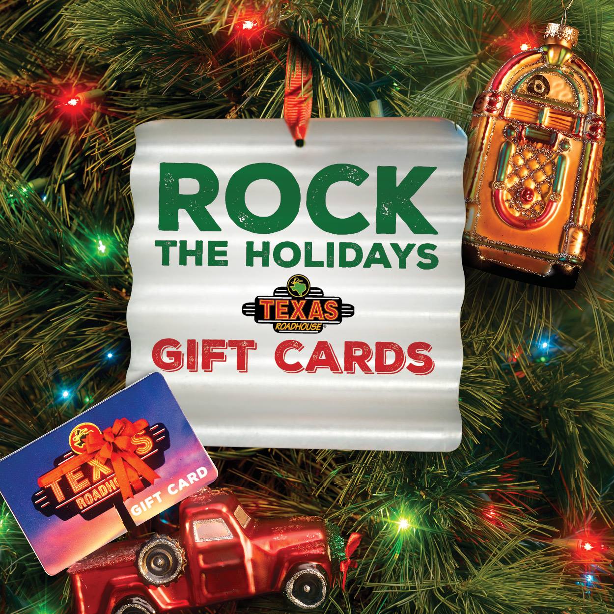 Texas Roadhouse christmas gift cards
