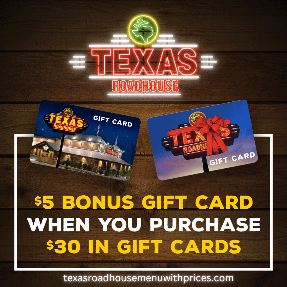 Texas Roadhouse gift cards