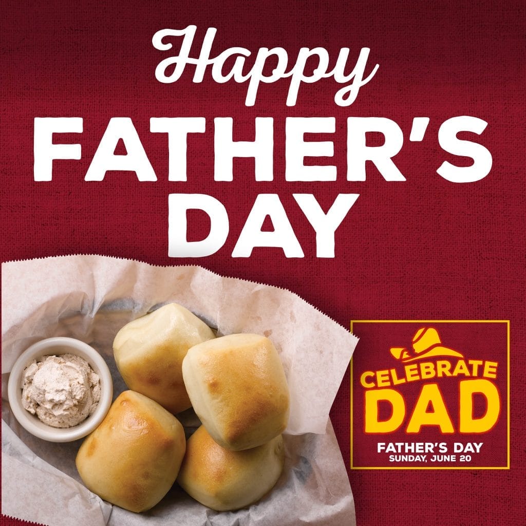 texas roadhouse father's day discounts