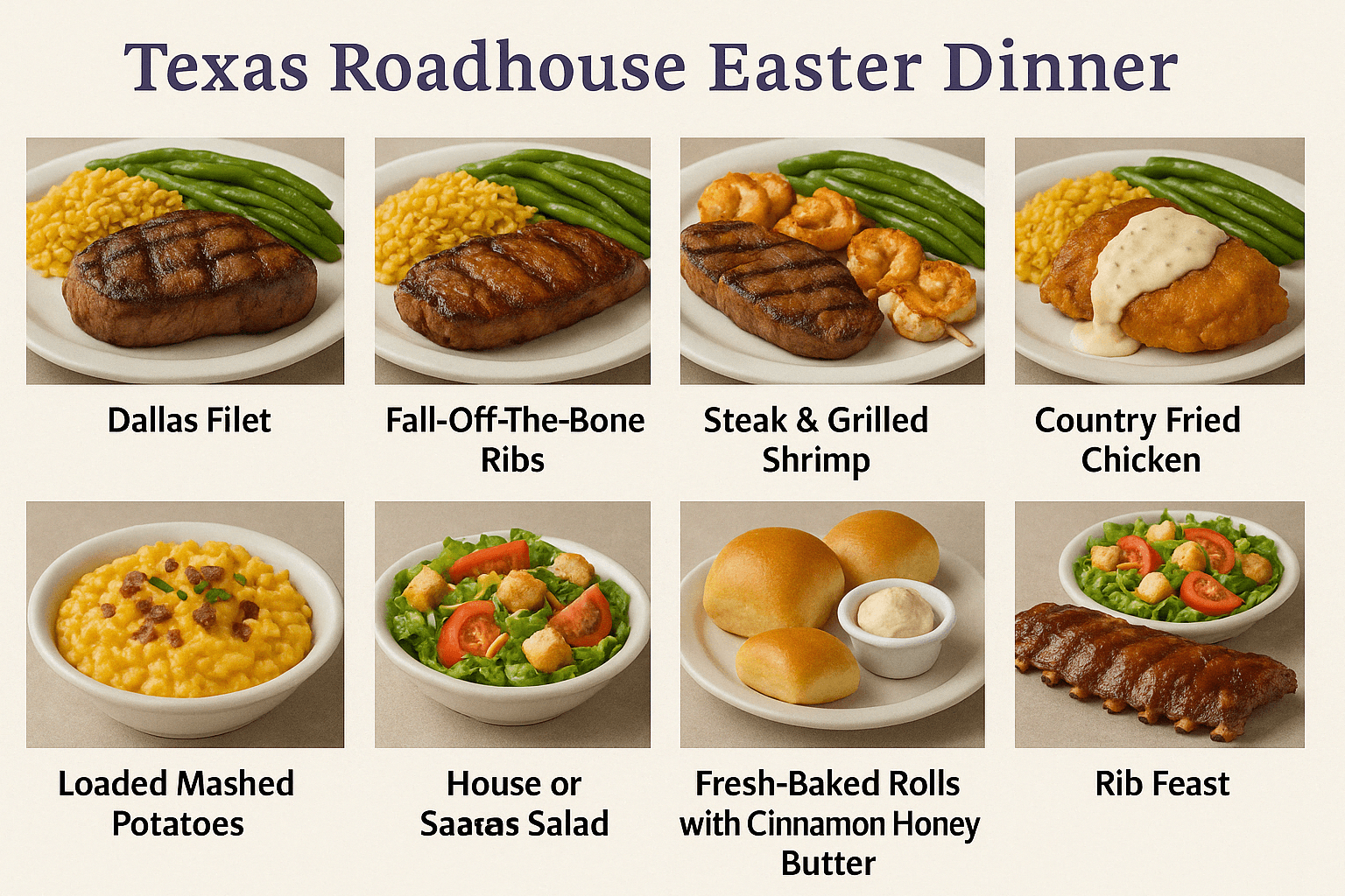 Texas Roadhouse Easter Sunday Dinner